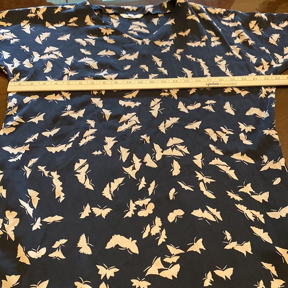 Tucker V-Neck, Short Sleeve, 95% Silk Top, Tunic or Mini Dress - Picture 10 of 10